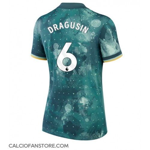 Maglia Calcio Tottenham Hotspur Radu Dragusin #6 Terza Divisa Donna 2024-25 Manica Corta